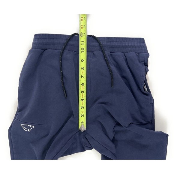 Paper Planes Mens Medium Solid Joggers Sweat Pants Navy Jay Z Roc Nation - Picture 9 of 11